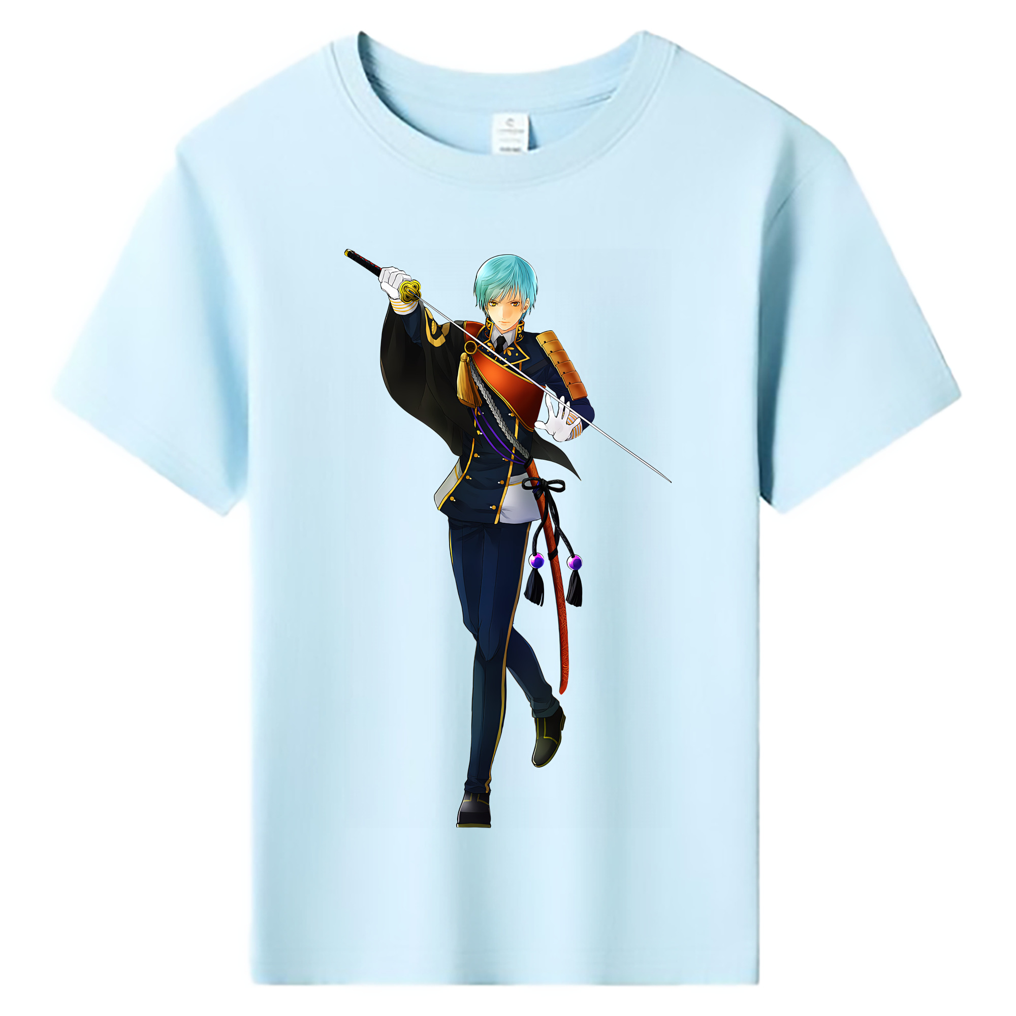 （画像用） 刀剣乱舞 Touken Ranbu 綿100％キッズTシャツ（フロントプリント）